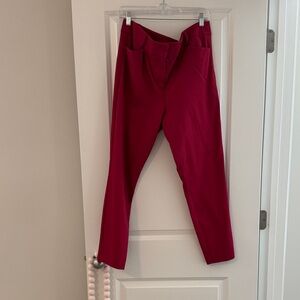 LOFT Men's Vibrant Red Dress Pants